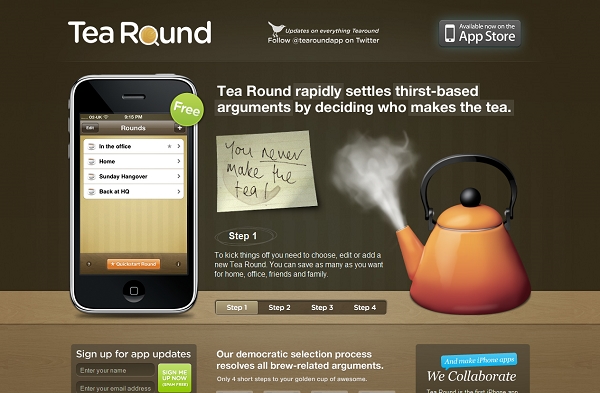 Tea Round App