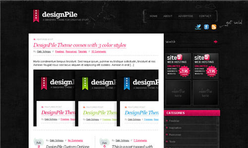 Free WordPress 3x Theme