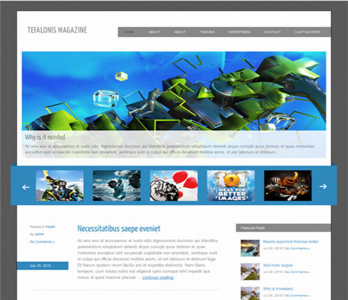 Free WordPress 3x Theme