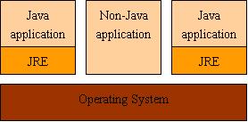 图 4. 多个 Java 应用使用不同的 JRE