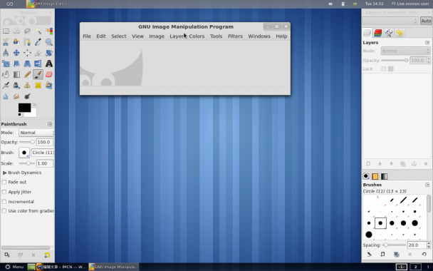 LinuxMintGIMP Linux下的PS软件GIMP