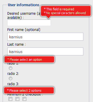 Highly useful jquery form validations