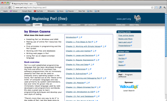 9 本最好的 perl 程序员电子书 - OSCHINA - 中文开源技术交流社区