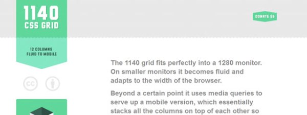 The 1140px CSS Grid System