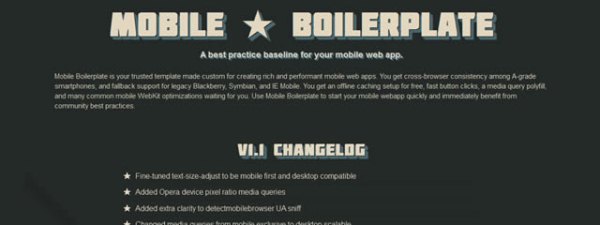 Mobile Boilerplate