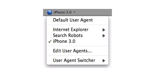 User Agent Switcher
