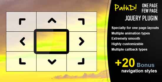 4. PathD! - One Page Few Page jQuery Plugin 4. PathD! - One Page Few Page jQuery Plugin