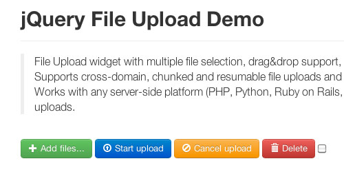 jQuery File Upload jQuery File Upload