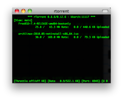 rtorrent screenshot