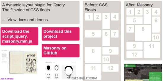 jQuery Masonry