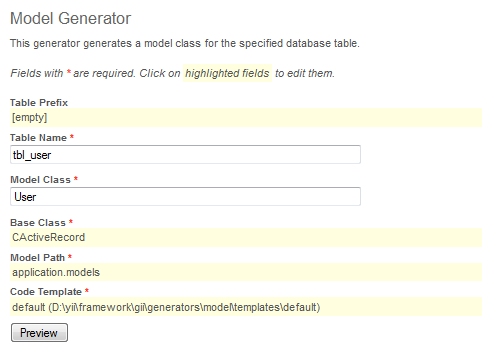 Model Generator