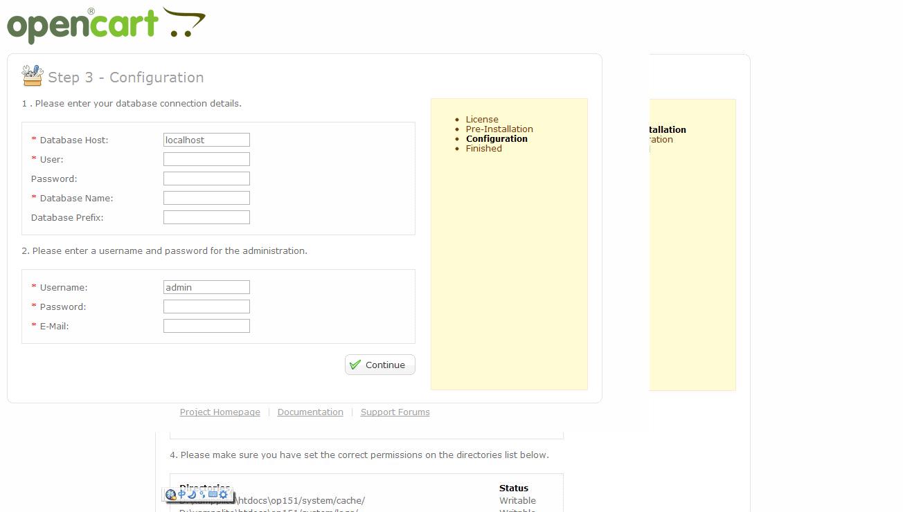 doc_5 opencart install step3
