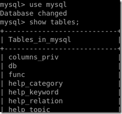 Linux下简单的MySQL操作 