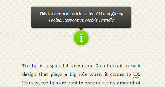 Responsive and Mobile-Friendly Tooltip