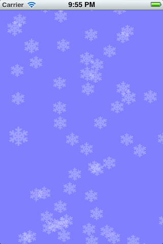 ios Snow Fall