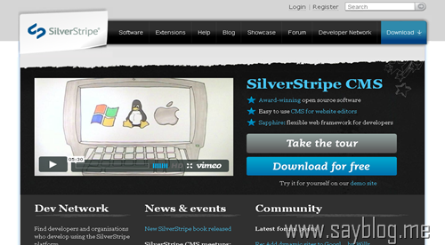 SilverStripe.org   Open Source CMS   Framework