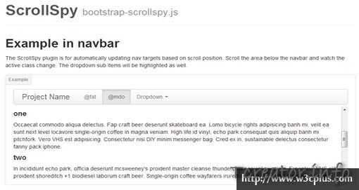 ScrollSpy bootstrap-scrollspy.js