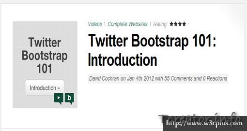 Twitter Bootstrap 101: Introduction