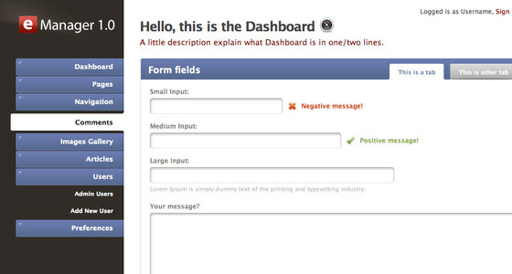 Admin Page Design Inspirations