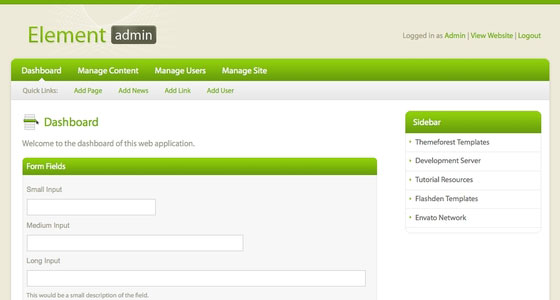 Admin Page Design Inspirations
