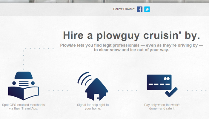 snow plowing services startup homepage icons