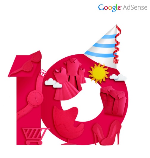 google adsense10years Google AdSense十周年品牌形象