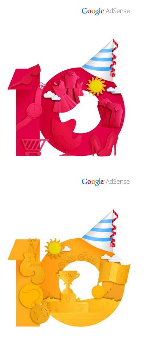 google adsense10 03 Google AdSense十周年品牌形象