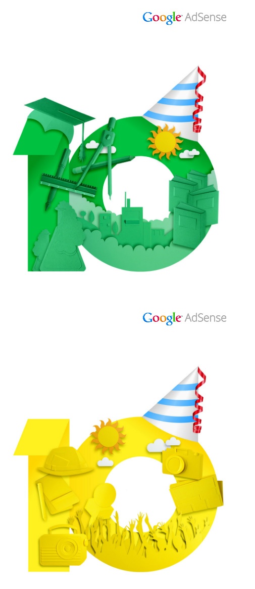 google adsense10 04 Google AdSense十周年品牌形象