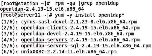 RHEL6配置简单LDAP服务器