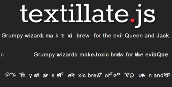 AsimplepluginforCSS3textanimations.