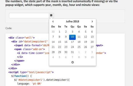Bootstrap Datetime