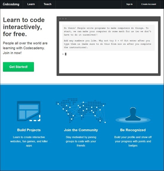 CodeAcademy has an interactive on-screen exercise that makes it one of the best.  