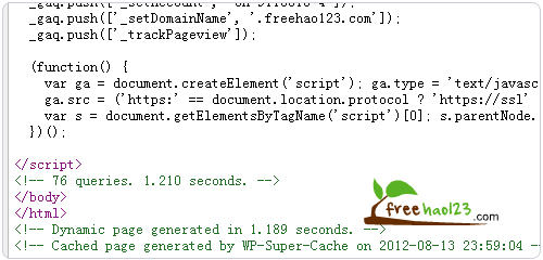 WP Super Cache_21 WP Super cache成功生成缓存