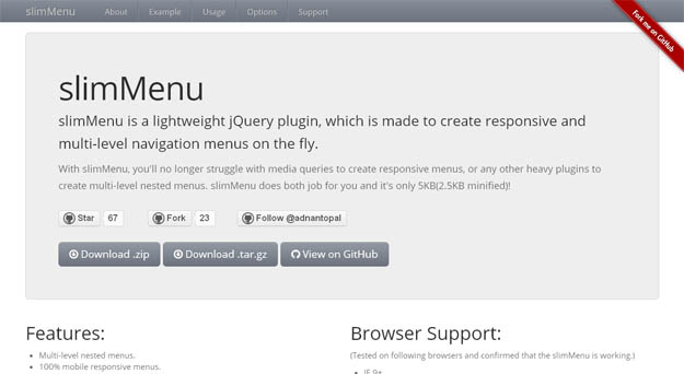 slimmenu-jQuery plug-in