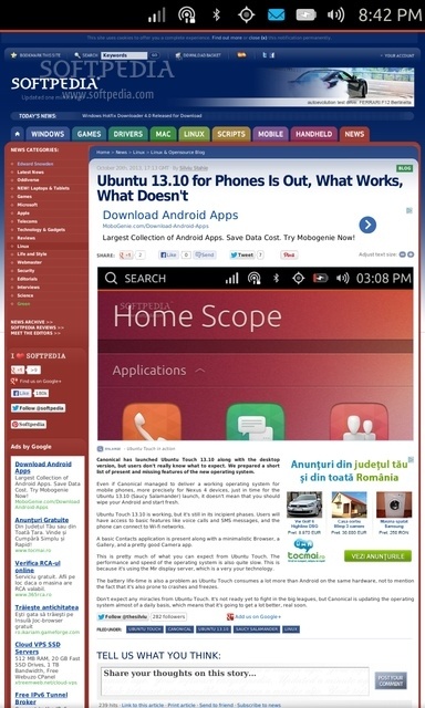 手机版Ubuntu Touch 13.10截图赏