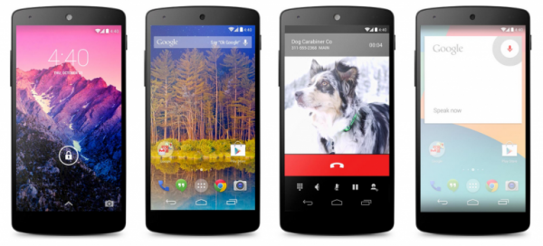 The Nexus 5 will be the first to run Android KitKat