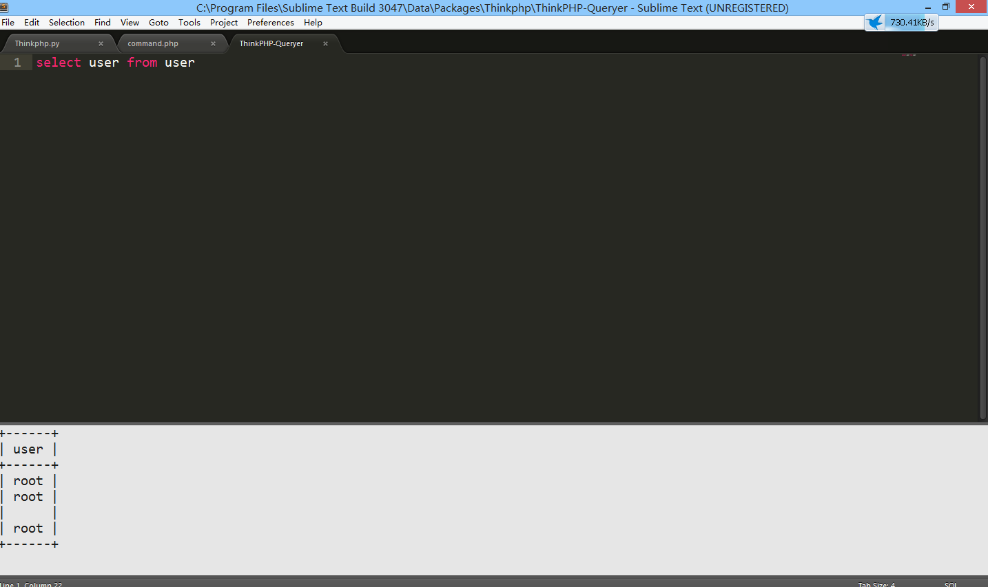 Sublime的Thinkphp插件首页、文档和下载 - Thinkphp框架工具包 - OSCHINA - 中文开源技术交流社区