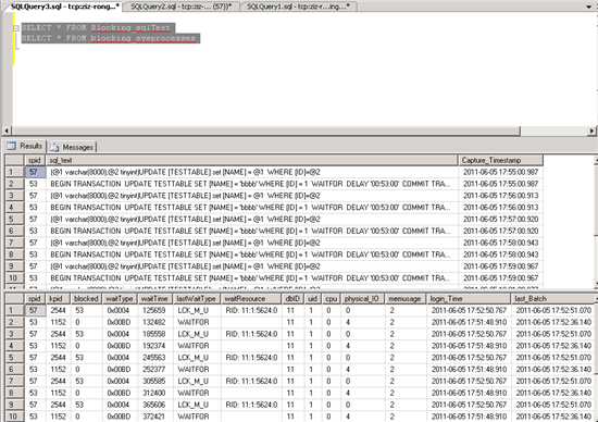 如何有效抓取SQL Server的BLOCKING信息