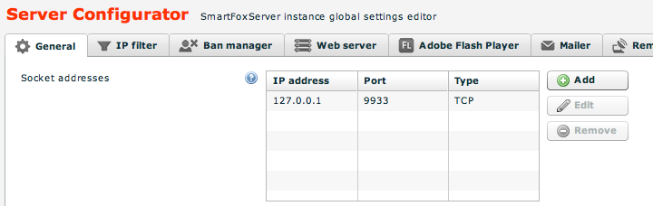 Add IP address