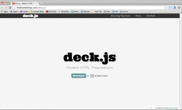html-presentation-framework