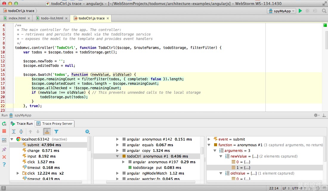  webstorm 最新技术Spy-js介绍视频分享 - kouxu