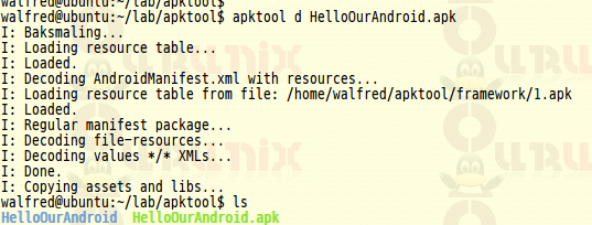 使用android-apktool来逆向使用APK