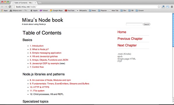 best free ebooks for node.js - mixunode