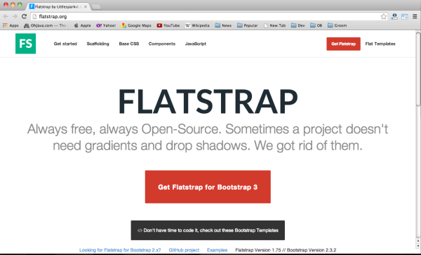 Best bootstrap tools for web designers-flatstrap