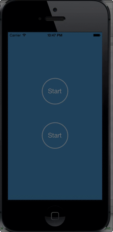 dkcirclebutton 实现了无需图片实现扁平化(flat ui)风格的圆形按钮