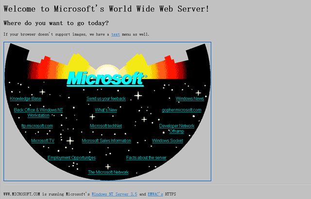 Microsoft.com 20岁了 历年改版回顾