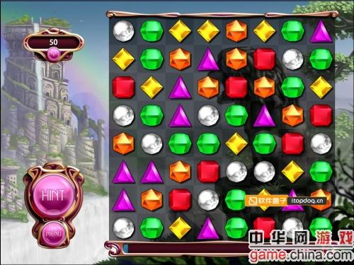 PopCap+HTML 5 推出高清《宝石迷阵》网页版