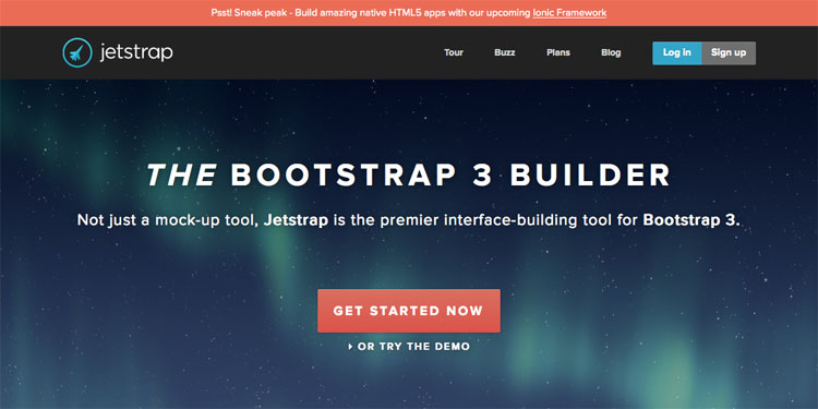 Jetstrap - Bootstrap Interface Builder