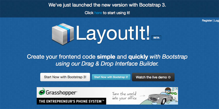 Layoutit - Interface Builder for Bootstrap