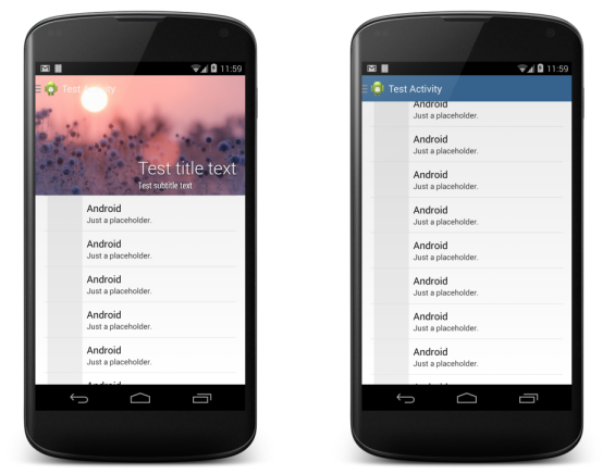 实现透明的Android Actionbar：Header2ActionBar